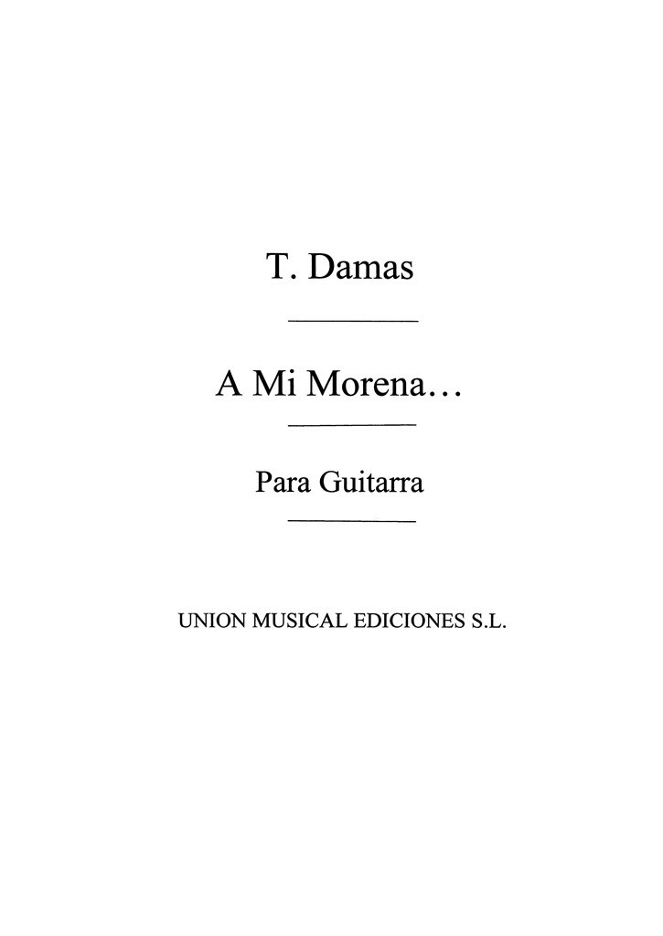 A Mi Morena Malaguena